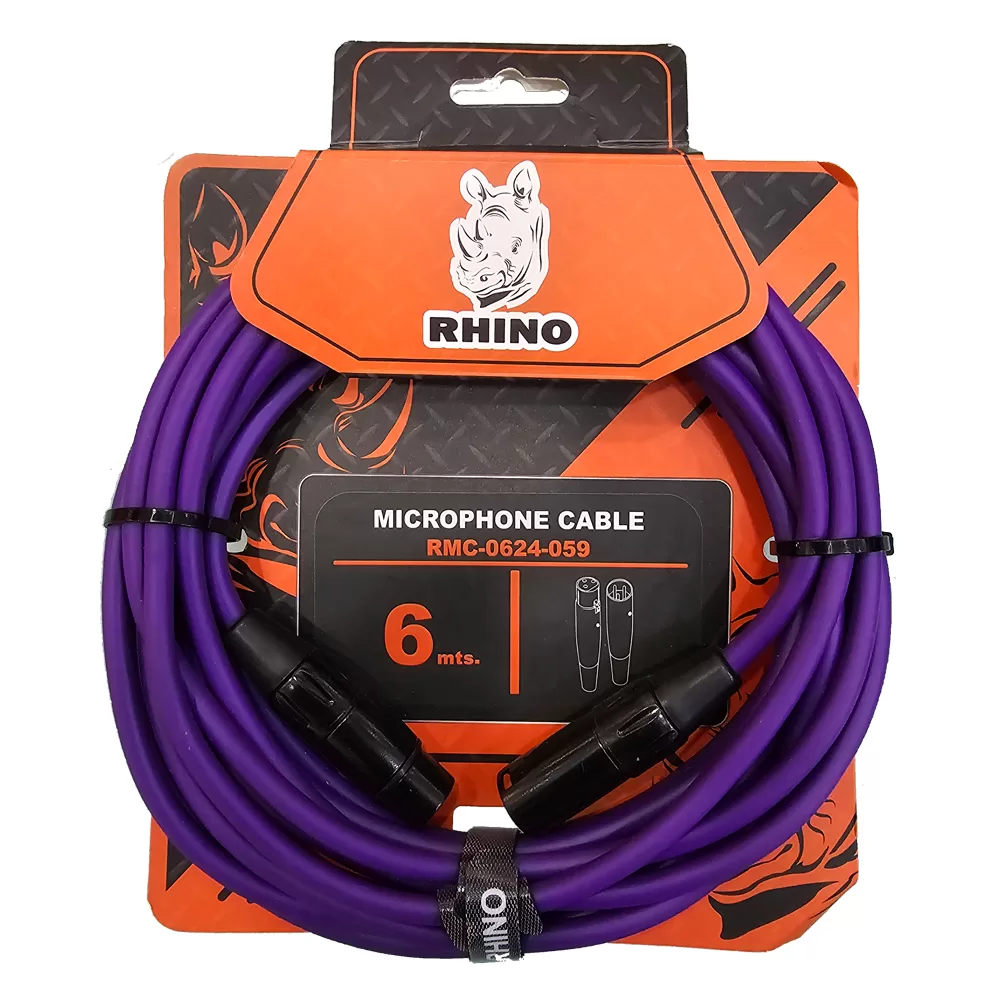Microphone Cable Purple