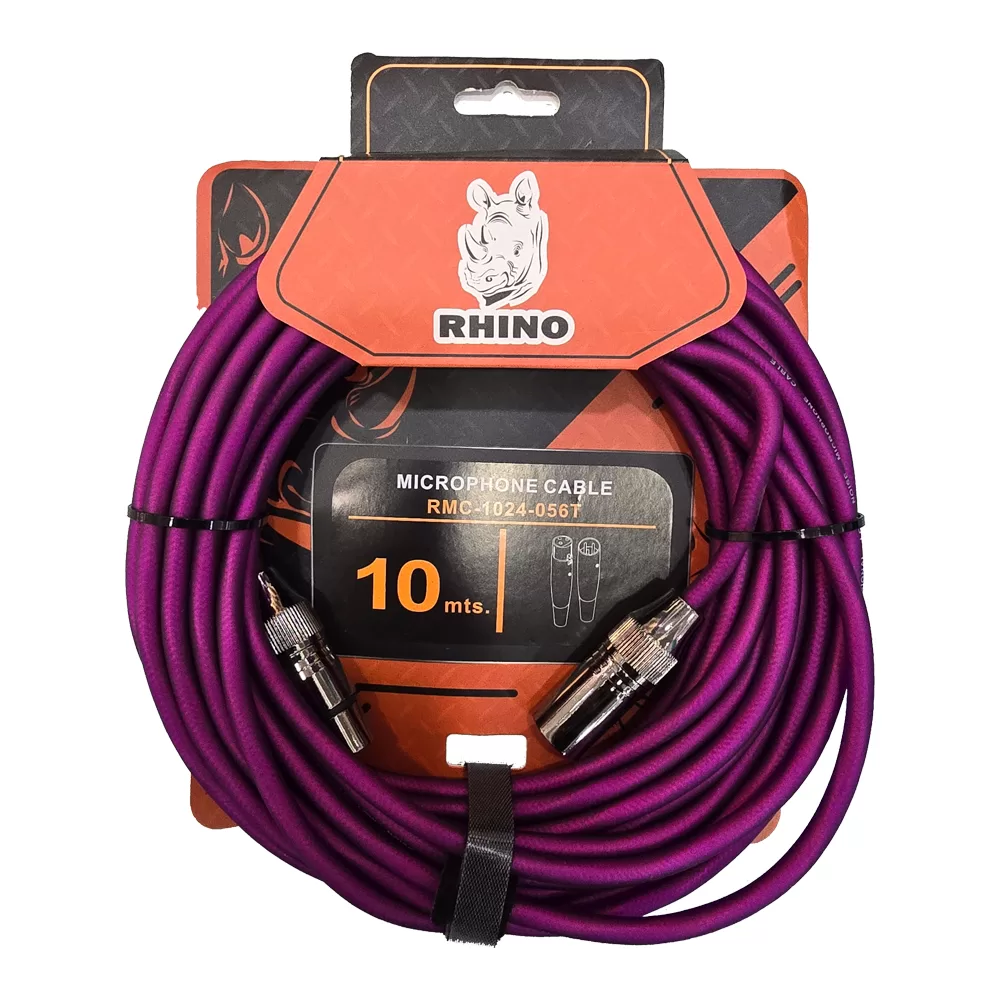 Microphone Cable Transparent / Purple