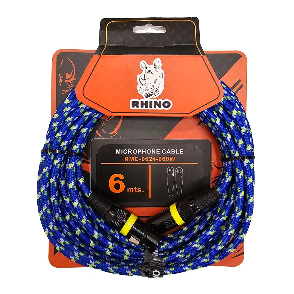 Microphone Cable Pattern C35 / Blue